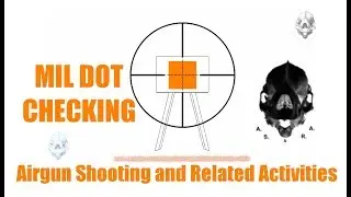 Mil Dot Reticle Calibration - Verificação do Retículo Mil Dot - Riflescope Basics