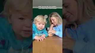 POV: you start acting like your toddler even they’re not around