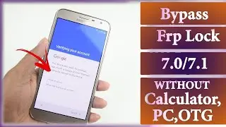 Samsung On7 SM-G600FY FRP Unlock Google Account Bypass without PC