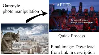 Gargoyle photo manipulation quick process