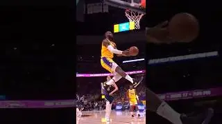 LeBron James blew the dunk against Denver Nuggets in Game 2 🔥..#lebronjames #lebron #lakers