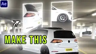 Car Collage Effect in After Effects