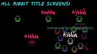 ALL Ribbit Title Screens! - RIBBIT! A Deltarune MOD by TheMaximus!