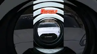 Car wheel tunnel tutorial 😲 