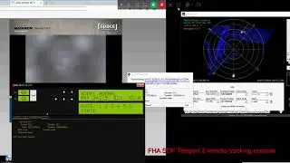 ISS flares seen by the out door camera of the antenna console of our ground station