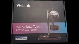 Yealink WH62 Dual Teams DECT Wireless Headset Unboxing