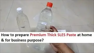 Premium SLES Paste Making 100% Real Formula - Raw Material Preparation