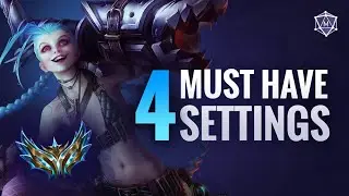 MUST HAVE SETTINGS for LEAGUE High Elo players use! LoL 