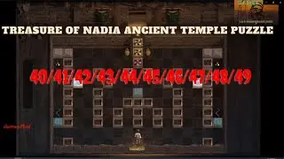 Treasure of Nadia Ancient Temple Puzzle Walkthrough 40/41/42/43/44/45/46/47/48/49
