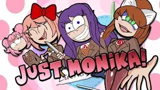 Just Monika Doki Doki Literature Club Lennester Animation Parody
