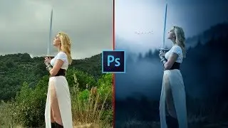 Changing Background and Soft Light Effect: Photoshop Manipulation Tutorial