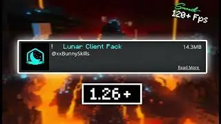 Lunar Client Texture Pack for MCPE 1.26+ [FPS BOOST]