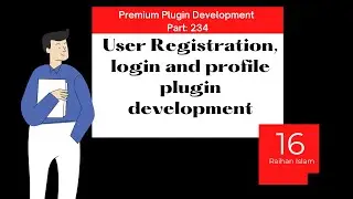 WordPress Login, Register And Profile Plugin Development Tutorials Bangla #234 Custom Profile
