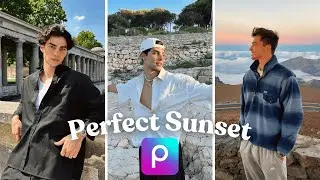 ☀️ How to Edit Photos in Picsart - Perfect Sunset Preset | Pixel