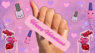 I Attempted Valentines Day Nails…and failed🫠
