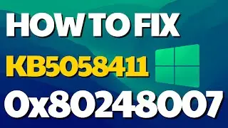 KB5058411 Windows 11 Update NOT Installing Error 0x80248007 | How to fix it 🔥😊