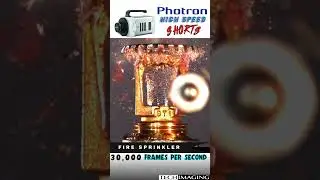 Fire Sprinkler at 30,000 frame per second using the Photron Nova S16 high speed camera