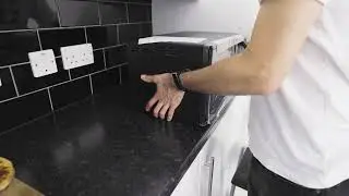 Microwave Samsung MS23K3513AK /EU Quick unboxing and testing