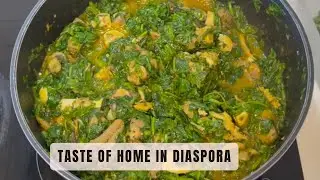 HOW TO COOK VEGETABLE SOUP FOR NIGERIANS IN DIASPORA | 2023 SPINACH VEGETABLE SOUP #howto