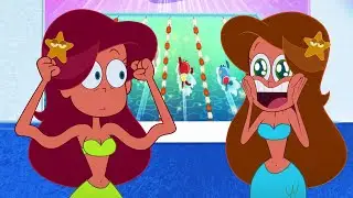 ZIG e SHARKO 🌴 A sereia que não sabia nadar 🧜‍♀️  Desenho Animado em português