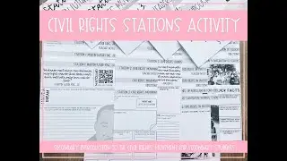 Civil Rights Stations Activity