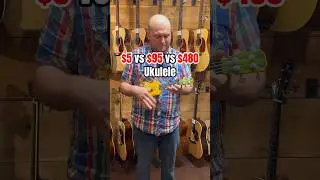 If you say the $5 ukulele is your favorite, you’re lying! #ukulele #ukuleles #ukulelecomparison