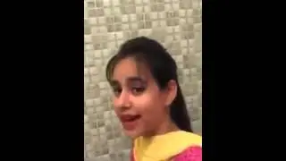indian punjabi girl singing Tappe Mahiye Very Nice Voice Beautiful Girl