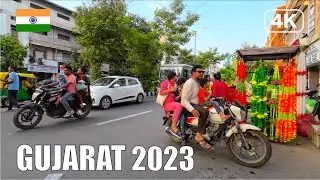 【India Walk 4K】Vadodara Gujarat 2023