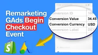 Shopify Google Ads Remarking: Begin Checkout Event using DataLayer and Google Tag Manager