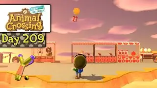 Animal Crossing: New Horizons - Day 209 - Just 5 More Balloons!