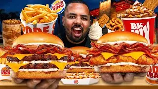 I'm eating everything with bacon at Burger King.