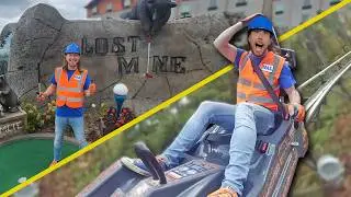 Mountain Roller Coaster and Mini Golf Fun with Handyman Hal in Tennessee