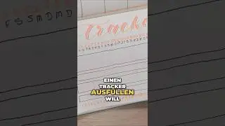 Tracker im BuJo, um dran zu bleiben