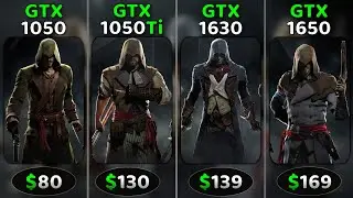 GTX 1650 vs GTX 1630 vs GTX 1050 Ti vs GTX 1050 | GPUs War🔥