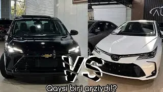 Chevrolet Monza vs Toyota Corolla | Siz qaysi birini harid qilar edingiz?