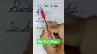 BA Full Form 