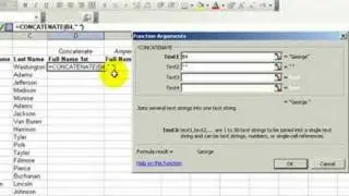 Excel's text functions help you to combine text strings