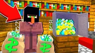 ЗАЧЕМ ЭТОТ ЖИТЕЛЬ УКРАЛ ВСЕ ИЗУМРУДЫ ЖИТЕЛЕЙ В МАЙНКРАФТ ! Minecraft