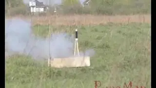 Rockets. 4 launches & 1 ground test. One Rocket exploded