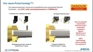Обзор CAMWorks Prime Turning