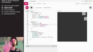 CP1: Object-Oriented Programming in P5JS – Basic Class