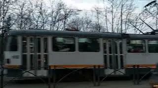Tramvaiul Tatra T4R 3409(11) pe Blvd. Vasile Milea