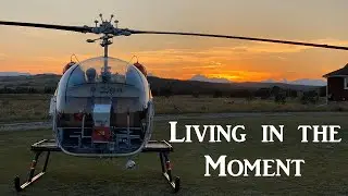 Bell 47 Helicopter and 'Living in the Moment'