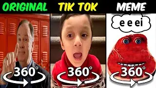 360° VR | e e ei i'm on vacation Original vs Tik Tok vs Meme