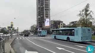 Реклама на медиафасаде в Санкт-Петербурге, ул. Варшавская 59