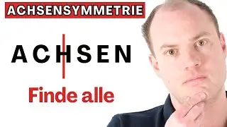 Findest du alle Spiegelachsen?