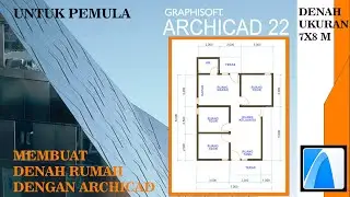 Membuat denah rumah dengan archicad 