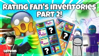 😱 Rating Fan's Inventories | Part 2 - Bubble Gum Simulator [ROBLOX]