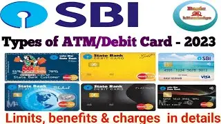 Types of SBI Debit Card in 2023 II SBI ATM Card ki prakar #Sbi #@ Basic kNowledge.