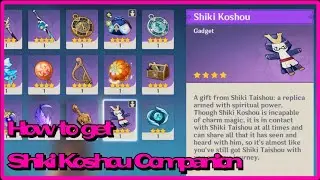 How to get Shiki Taisho/Kashou Gadget (Genshin Impact Event)